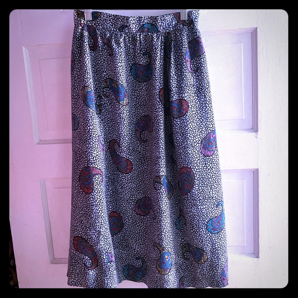 Paisley skirt